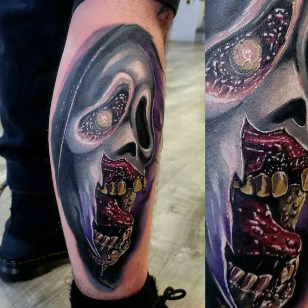 Horror tattoo by Jerry Woempner  in Lake Havasu City