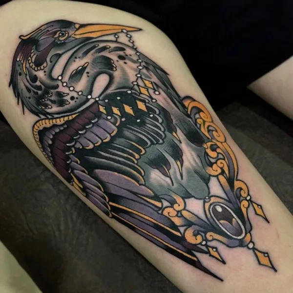 Traditional tattoo by Babaev Ivan in Волгоград