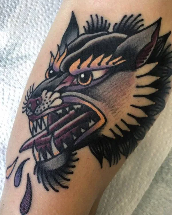 color traditional tattoo on forearm #29479 | Tattoo Artist Babaev Ivan