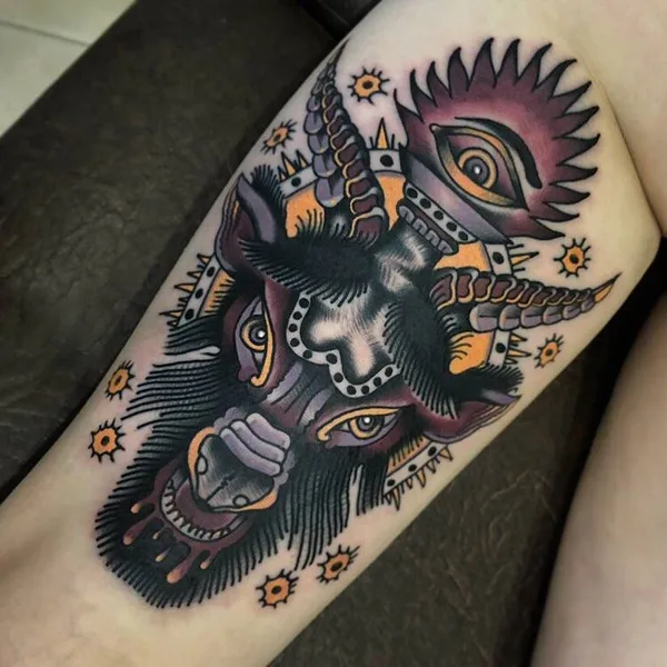Traditional tattoo by Babaev Ivan in Волгоград
