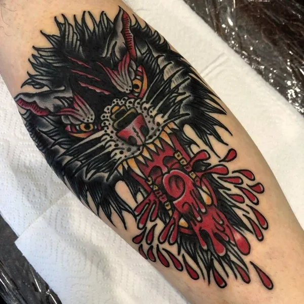 Traditional tattoo by Babaev Ivan in Волгоград