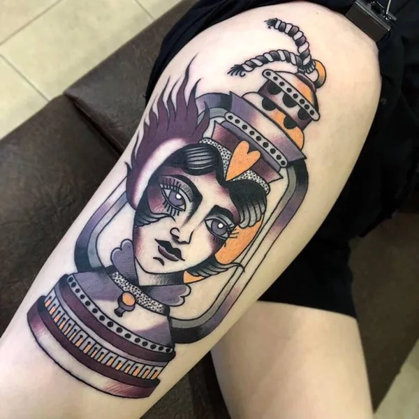 Traditional tattoo by Babaev Ivan in Волгоград