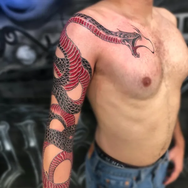 Traditional tattoo by Sergey Fish in San Diego