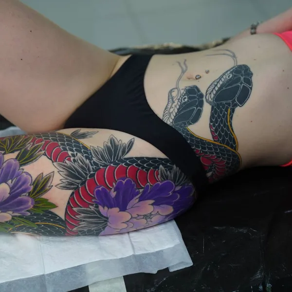 Ориентал tattoo by АРТЕМИЙ НЕУМОИН in Санкт-Петербург