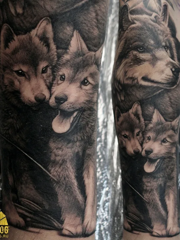 black and grey realism tattoo auf forearm #36185 | Tätowierer Алексей Ульянов