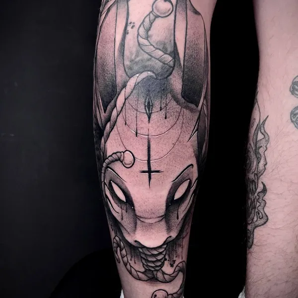 Black tattoo by Владимир Волошин in Харьков