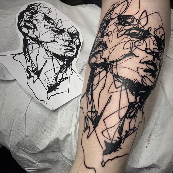 Авторская tattoo by Jio Maia in Berlin