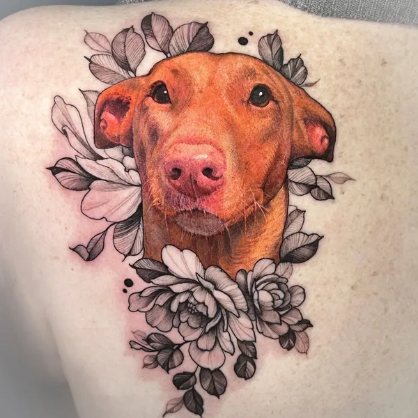 Portrait tattoo by Galina Simakina in Moscow
