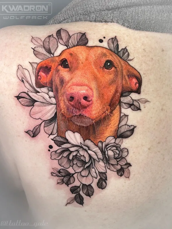 Portrait tattoo by Galina Simakina in Moscow