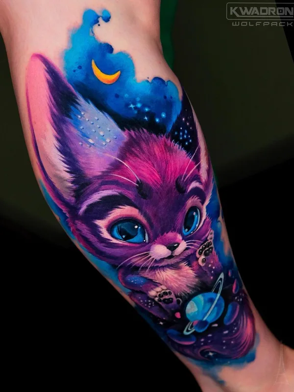 Portrait tattoo by Galina Simakina in Moscow