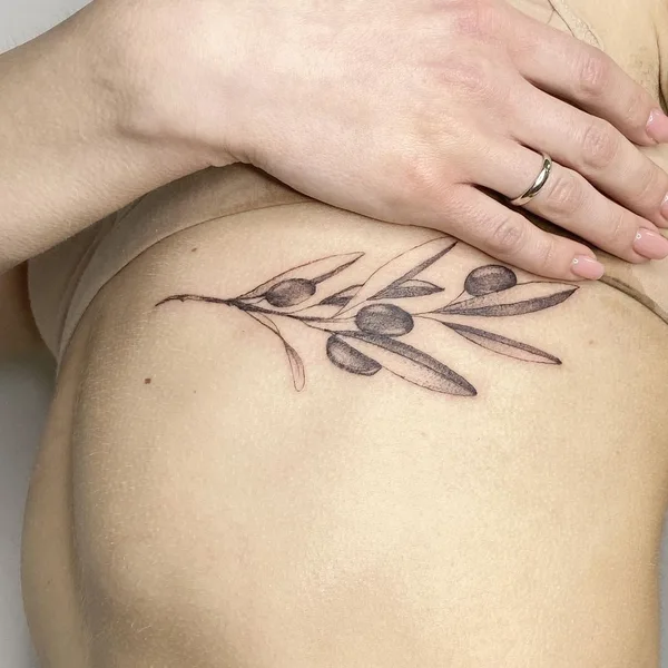 Graphic tattoo by Настя mlvtsktattoo in Барнаул