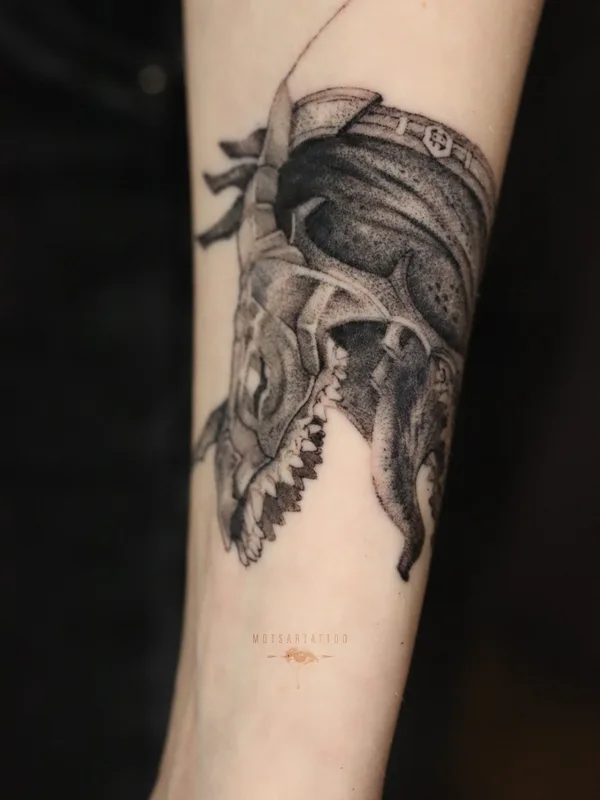 black and grey black and grey 타투 부위 forearm #70738 | 타투이스트 Евгения Моцар