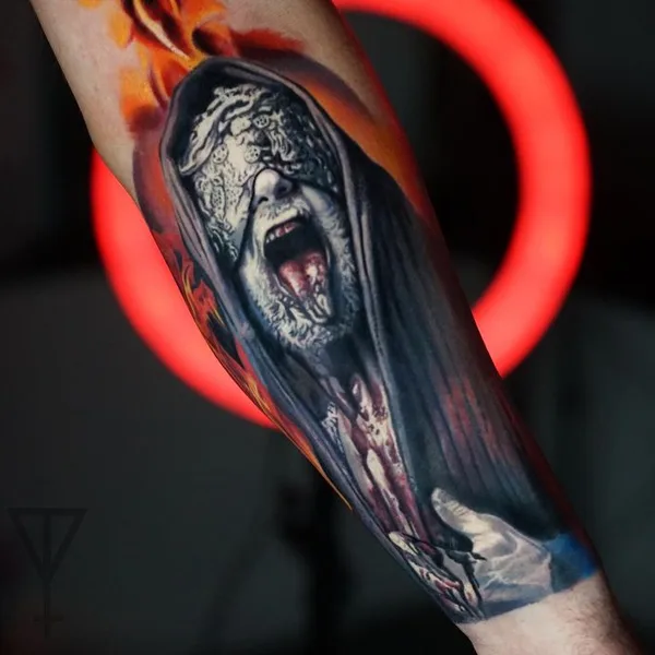Realism tattoo by Roman Vainer in Архангельск