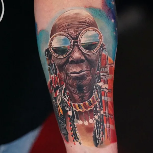 Realism tattoo by Roman Vainer in Архангельск