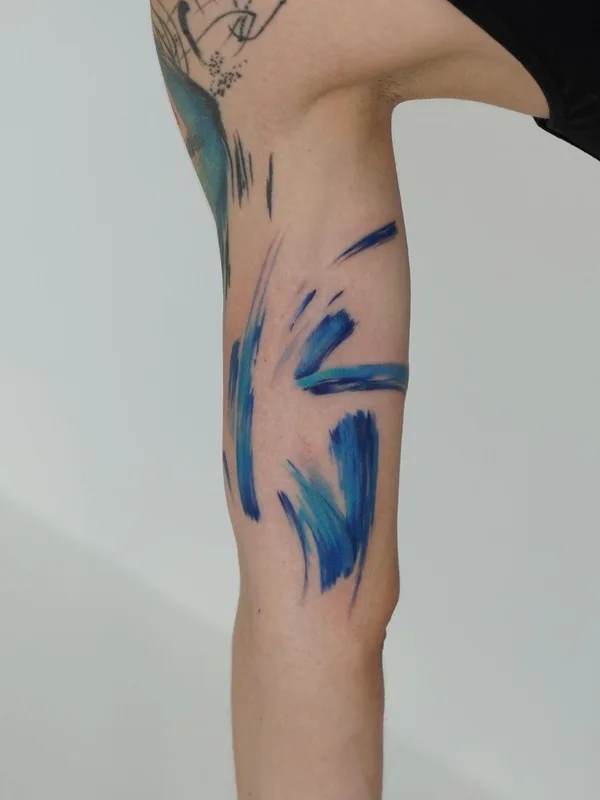 female color watercolor tatuaje en forearm #56800 | Tatuador Aleksandra Stojanoska