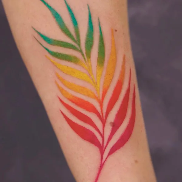 Абстрактная tattoo by Aleksandra Stojanoska in Miami