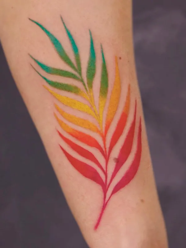 female color watercolor tatuaje en forearm #56803 | Tatuador Aleksandra Stojanoska