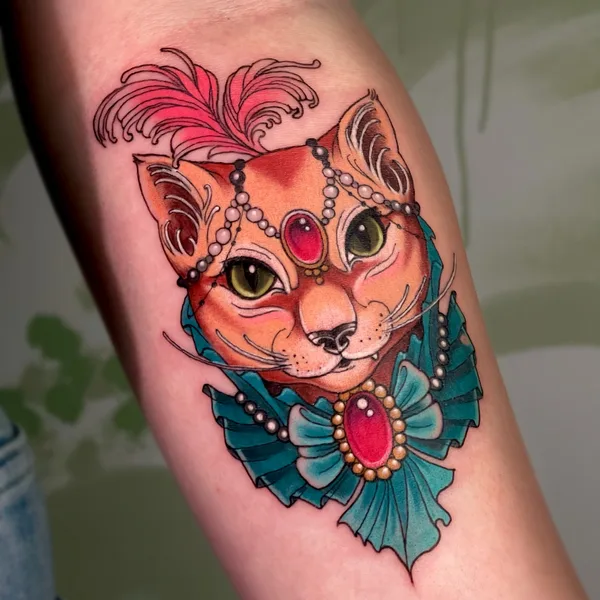 Botanical tattoo by Iryna Yanovska in Berlin