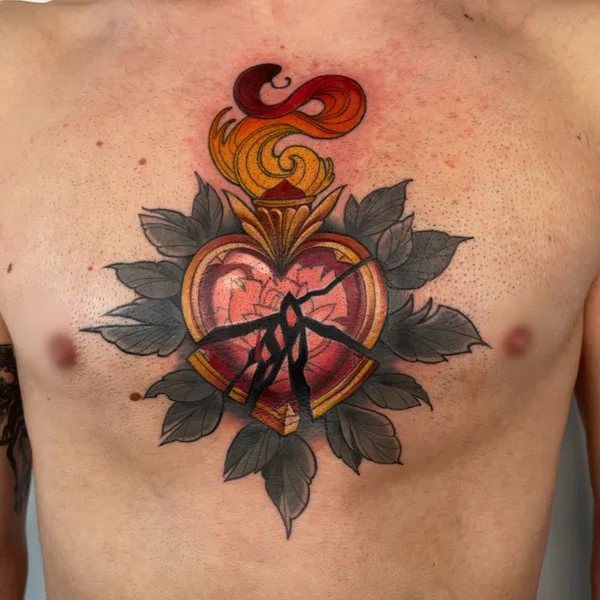 Botanical tattoo by Iryna Yanovska in Berlin