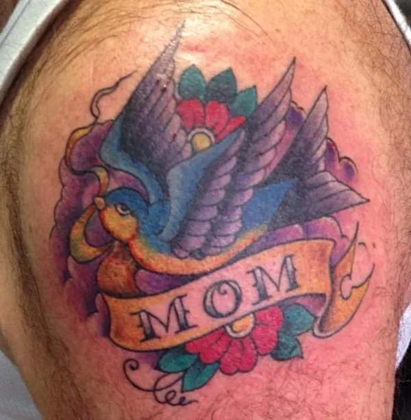 color traditional Tatuaggio su shoulder #56829 | Tatuatore Richie Montgomery