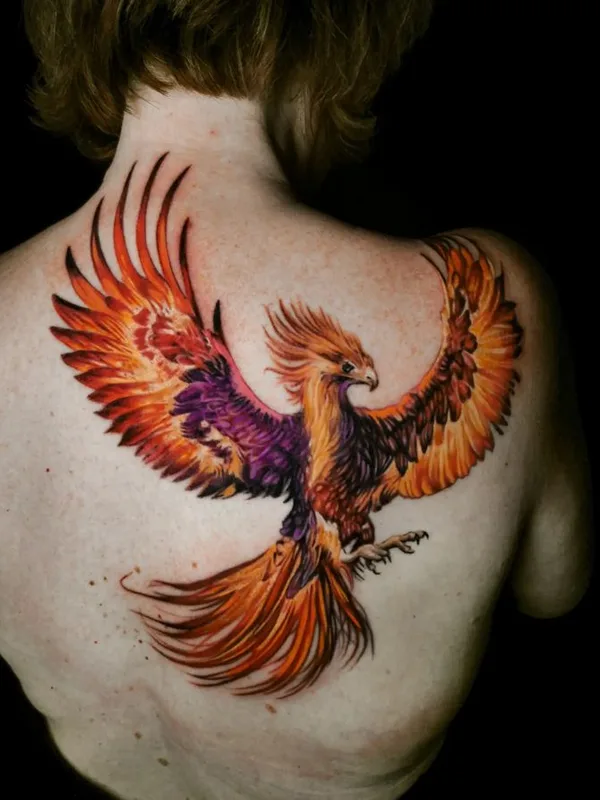 color realism татуировка на upper back #72125 | Тату мастер Александр Зуев