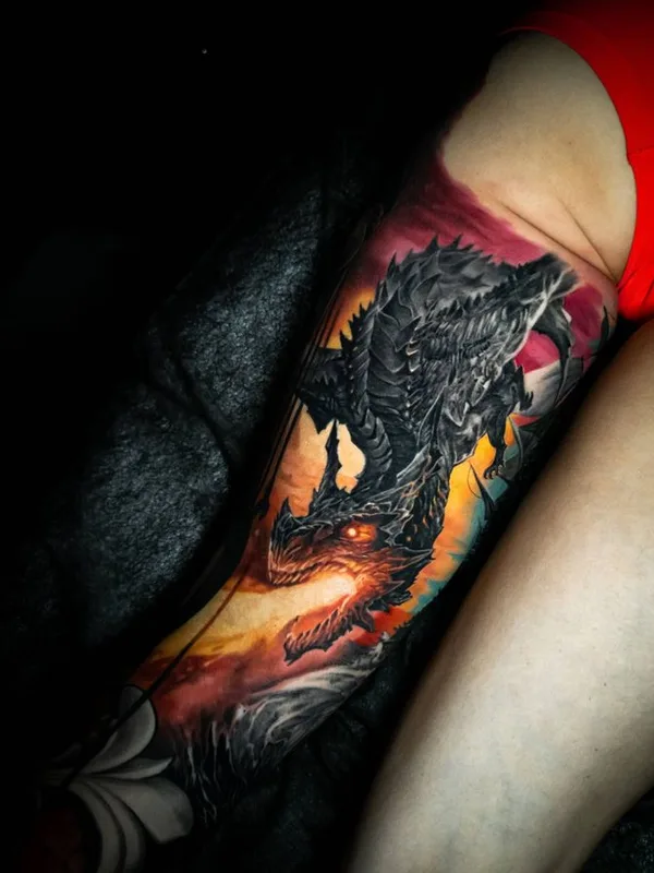 color realism татуировка на full sleeve #72124 | Тату мастер Александр Зуев