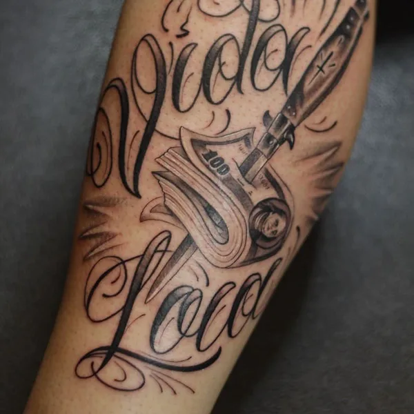 Chicano tattoo by Baby G in Moscow