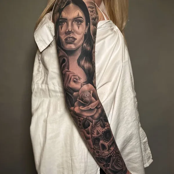 Chicano tattoo by Baby G in Moscow