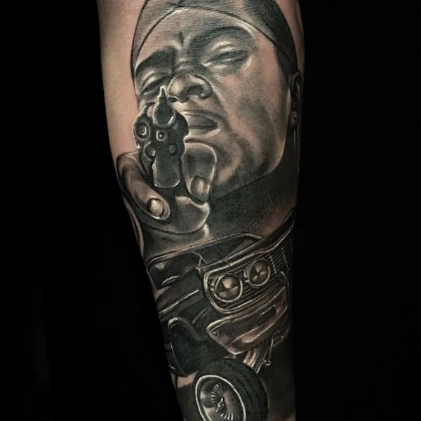 Chicano tattoo by Baby G in Moscow