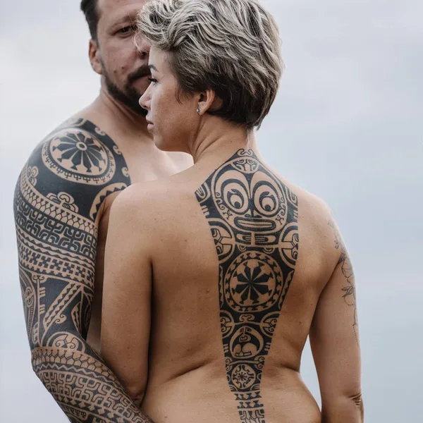 Ornamental tattoo by Дмитрий Бабахин in Saint Petersburg