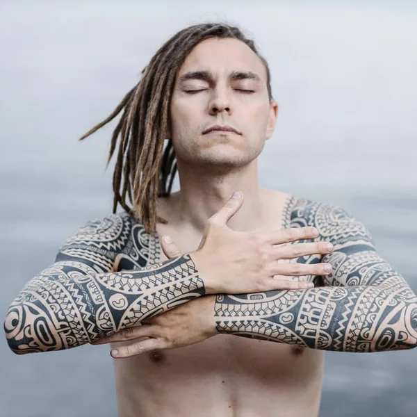 Ornamental tattoo by Дмитрий Бабахин in Saint Petersburg