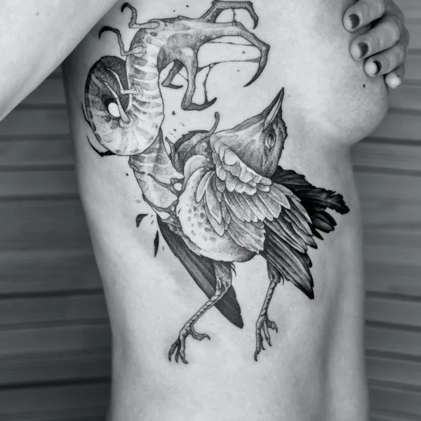 Horror tattoo by Сергей Титух in Saint Petersburg