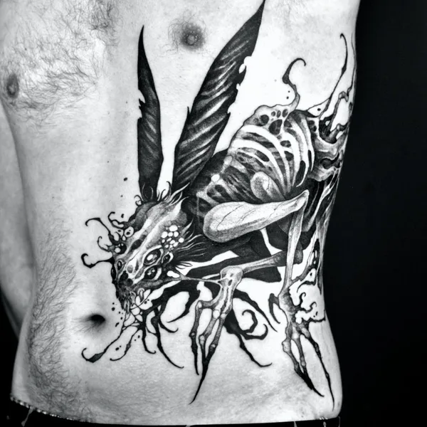 Horror tattoo by Сергей Титух in Saint Petersburg