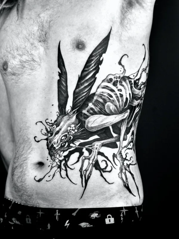 Хоррор tattoo by Сергей Титух in Санкт-Петербург