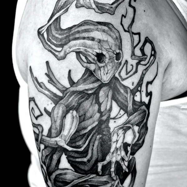 Horror tattoo by Сергей Титух in Saint Petersburg