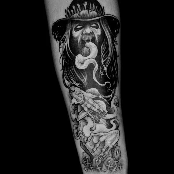 Horror tattoo by Сергей Титух in Saint Petersburg