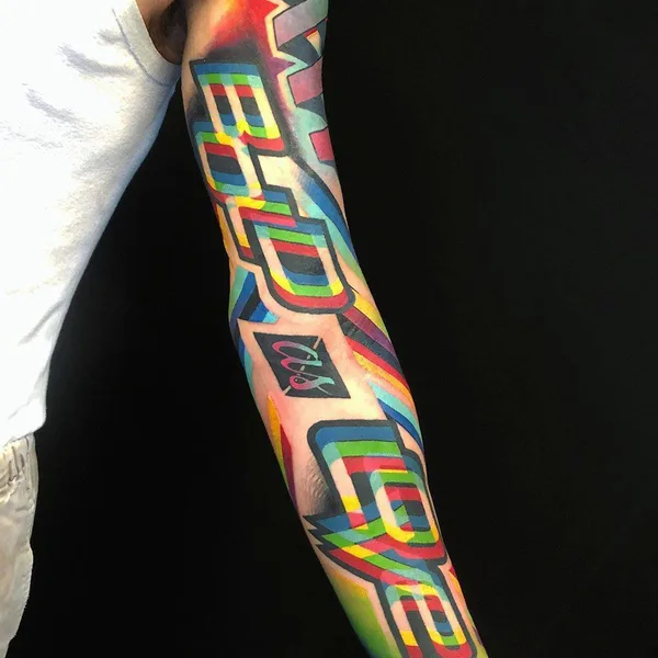 Авторская tattoo by Adam Friedman in Portland