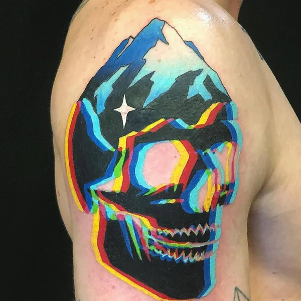 Авторская tattoo by Adam Friedman in Portland