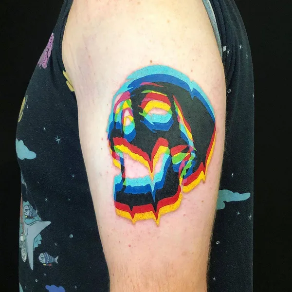 Авторская tattoo by Adam Friedman in Portland