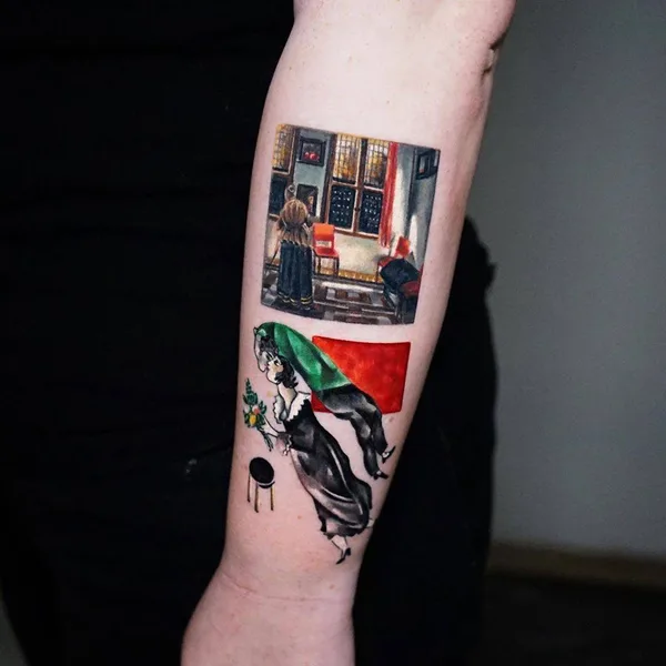 Авторская tattoo by Ksu Arrow in Москва