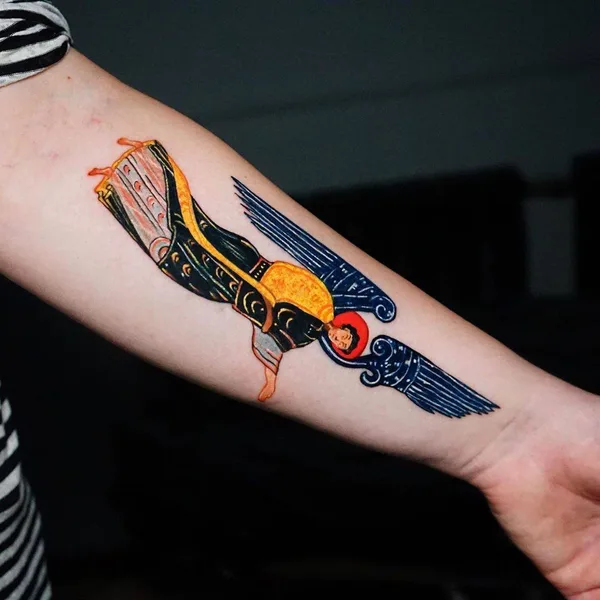 Авторская tattoo by Ksu Arrow in Москва