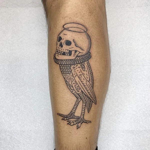 engraving tattoo by Бажен Никитин in Уфа