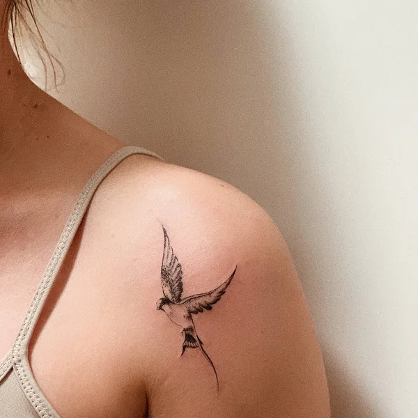 Graphic tattoo by Алина Дробязко in Винница