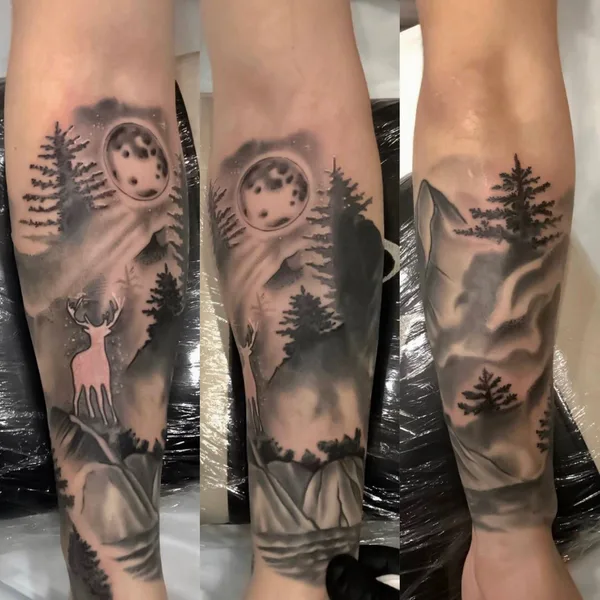 Realism tattoo by Deni Marengo in Липецк