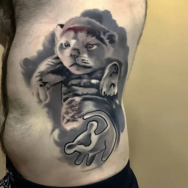 Realism tattoo by Deni Marengo in Липецк