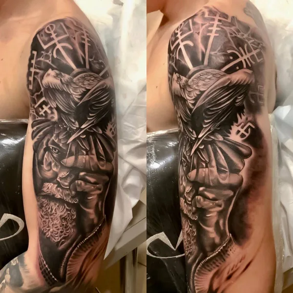 Realism tattoo by Deni Marengo in Липецк