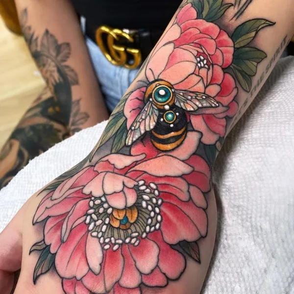 Neo Traditional tattoo by Arielle Gagnon in Montréal