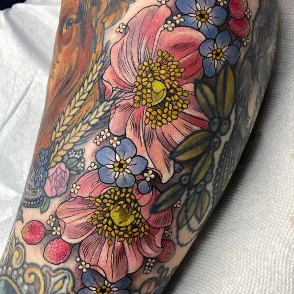 Neo Traditional tattoo by Arielle Gagnon in Montréal