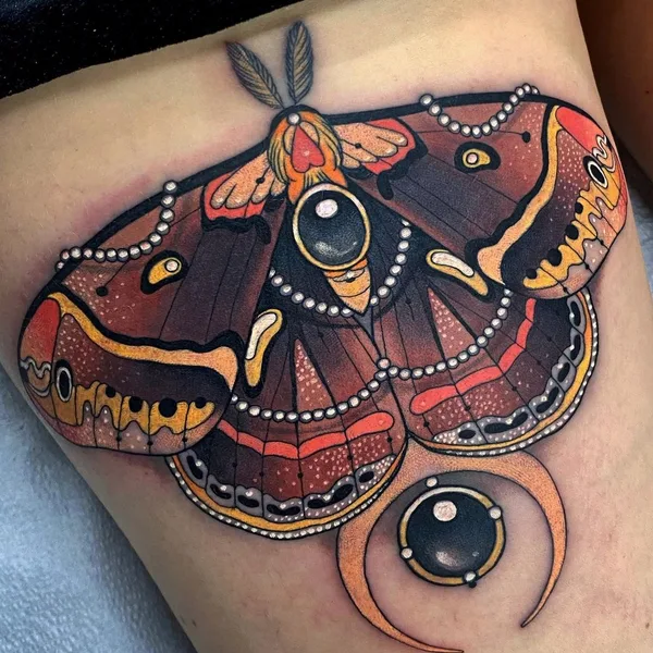 Neo Traditional tattoo by Arielle Gagnon in Montréal