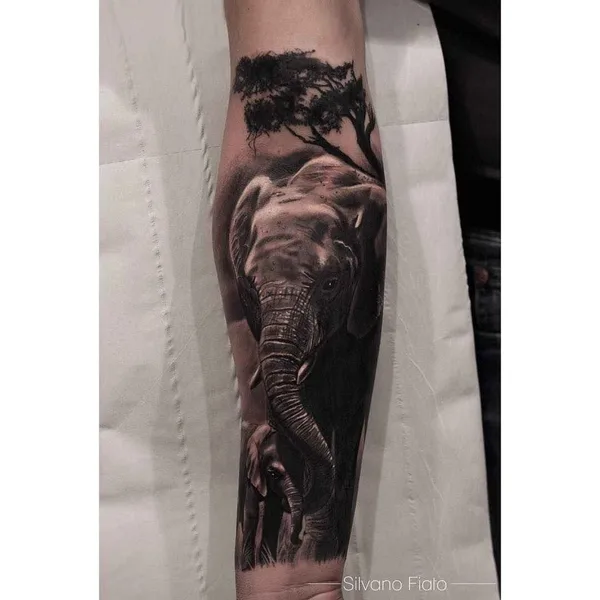 Realism tattoo by Silvano Fiato in Genova